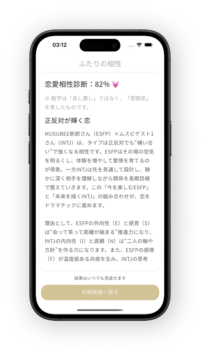 Compatibility Check(相性診断) 4